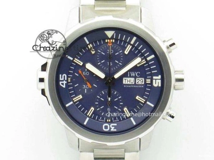 MIROTIME 0311 Vibrant Mark XVIII IW327001 SS M+F 1:1 Best Edition Black Dial on Black Leather Strap A 7055